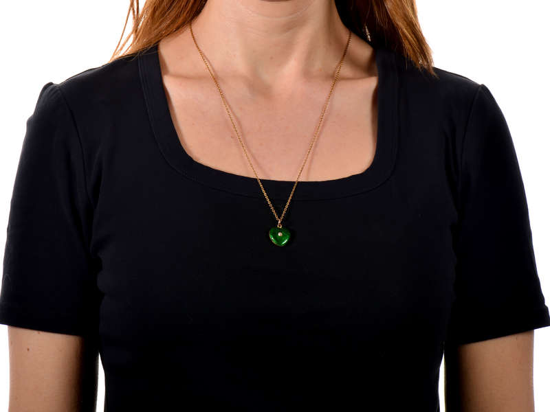 Awakening - Enamel Diamond Heart Locket