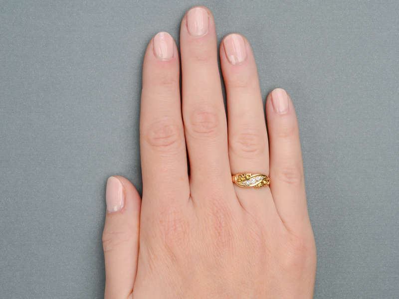The Year 1898 - Antique Diamond Ring