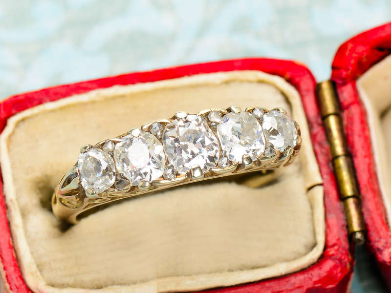 Fab Five - Diamond Wedding Band