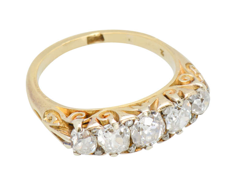 Fab Five - Diamond Wedding Band