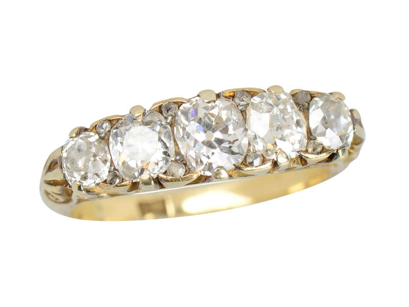 Fab Five - Diamond Wedding Band