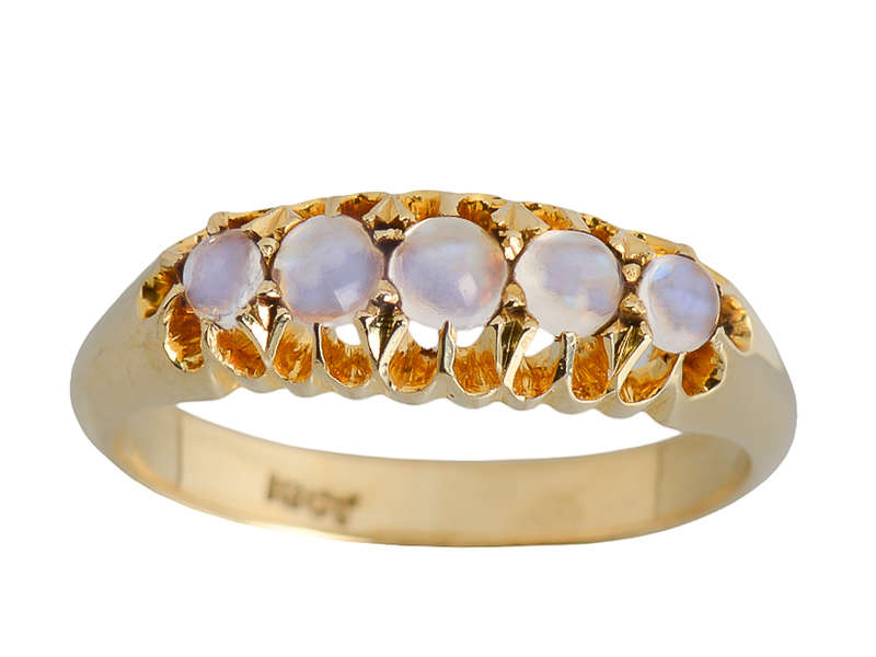 Ethereal Glow - Blue Moonstone Ring