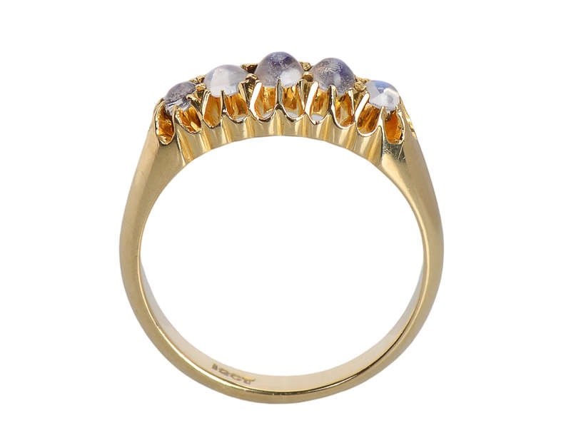 Ethereal Glow - Blue Moonstone Ring