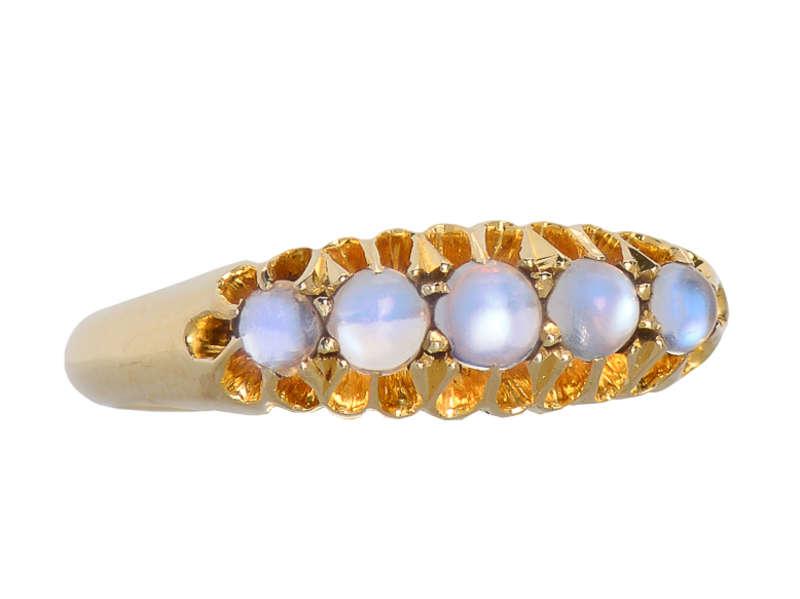 Ethereal Glow - Blue Moonstone Ring