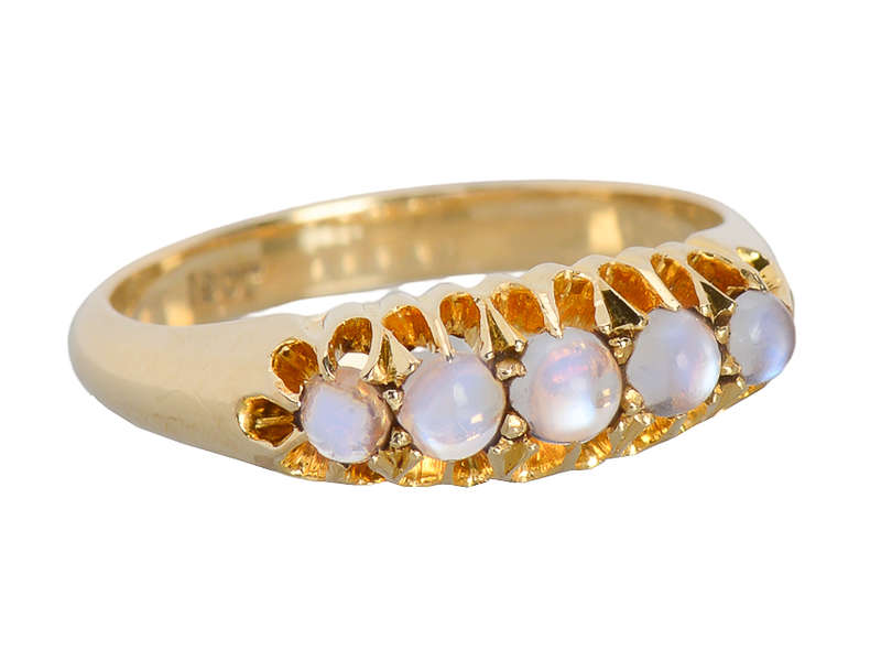 Ethereal Glow - Blue Moonstone Ring