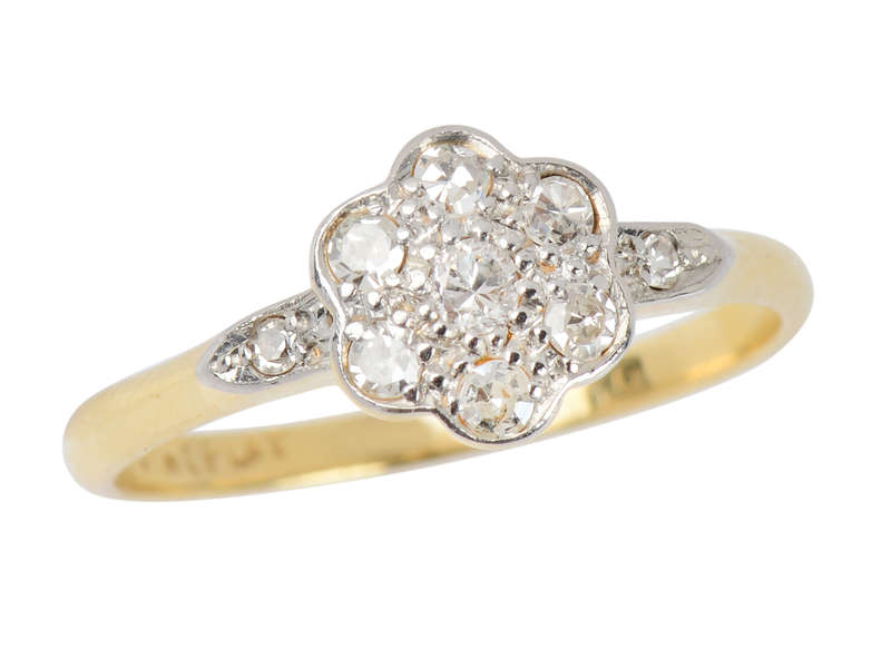 Infinity - Edwardian Diamond Engagement Ring