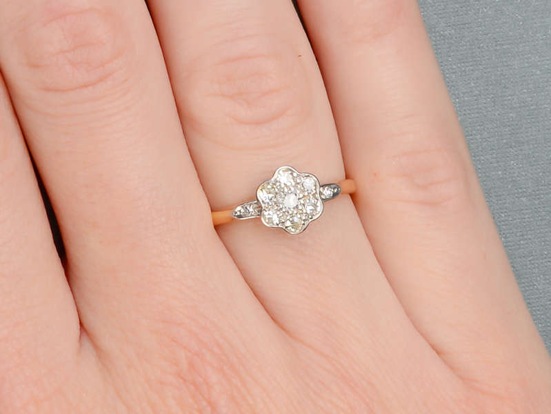 Infinity - Edwardian Diamond Engagement Ring