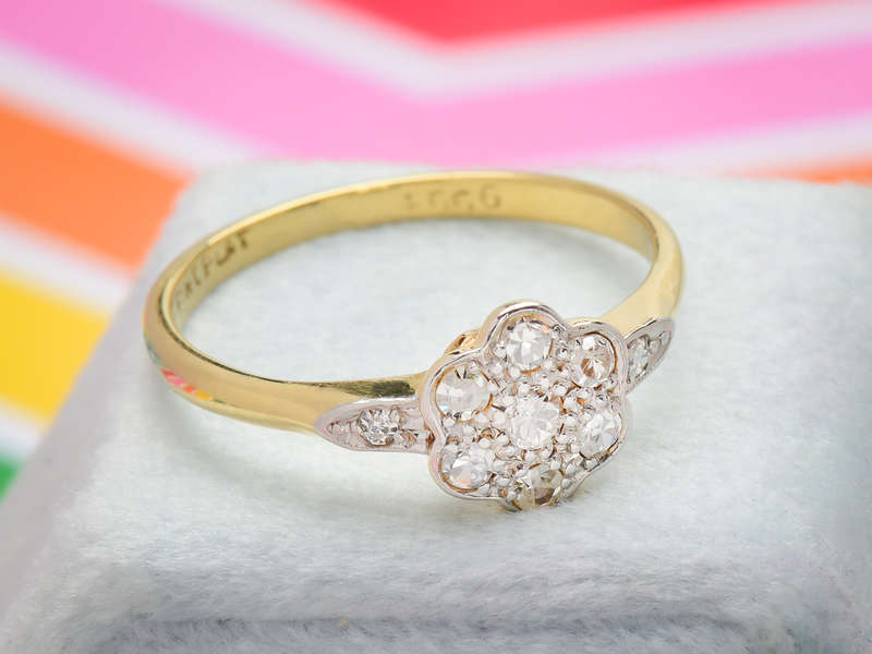 Infinity - Edwardian Diamond Engagement Ring