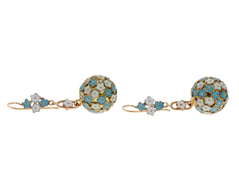 
                      
                        Forget Me Not Enamel Earrings
                      
                    