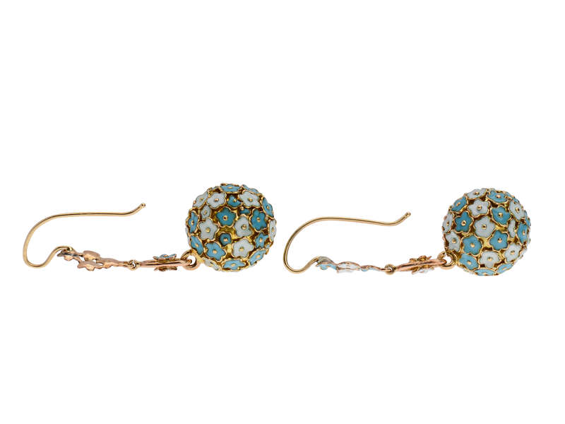 
                      
                        Forget Me Not Enamel Earrings
                      
                    