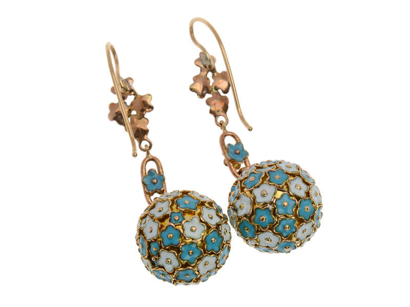 
                      
                        Forget Me Not Enamel Earrings
                      
                    