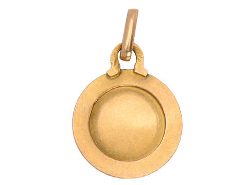 French Libra Zodiac Sign Charm in 18k