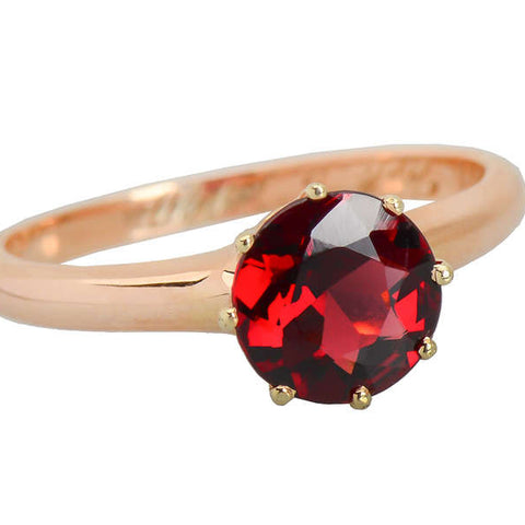 Antique Garnet Ring Dated 1900
