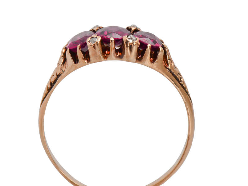 
                      
                        Antique Rhodolite Garnet Diamond Ring
                      
                    