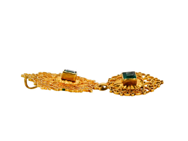 Colombian Emerald 18th Century Spanish Pendant