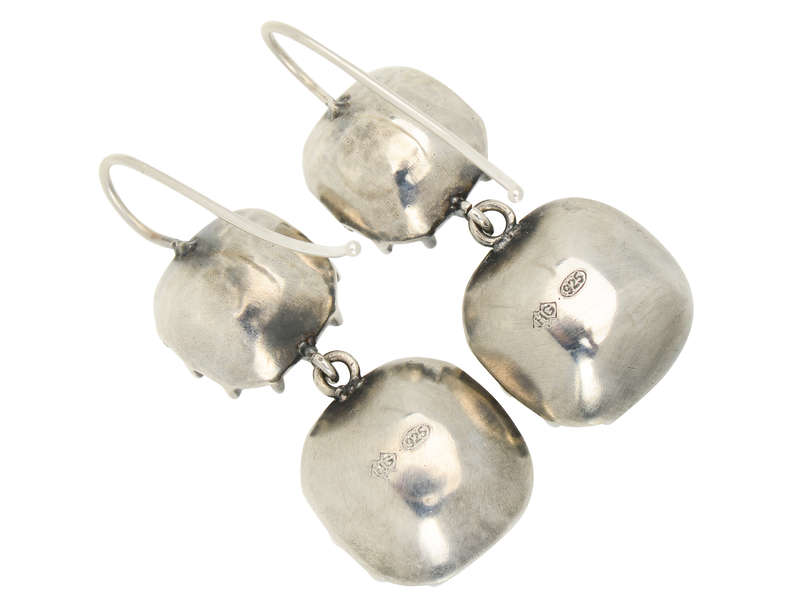 Georgian Inspired Rock Crystal Drop Earrings