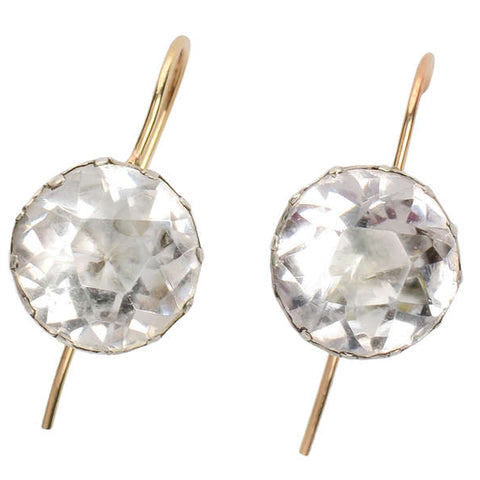 Illumination - Georgian Paste Solitaire Earrings