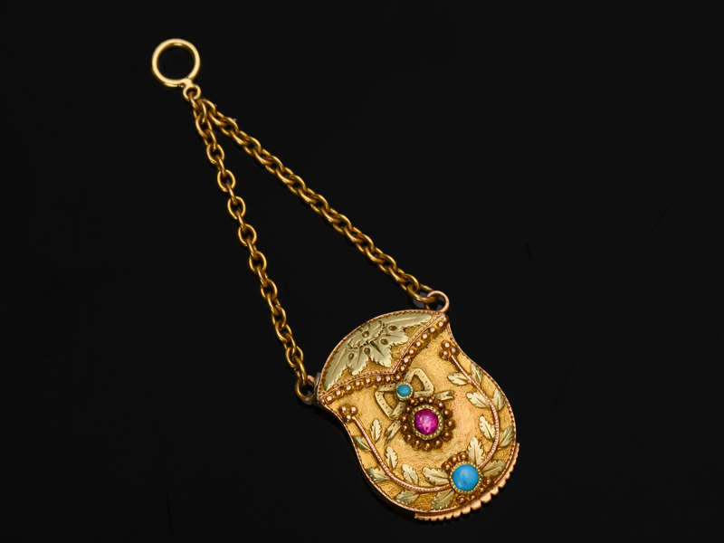 Antique Georgian Gold Purse Vinaigrette