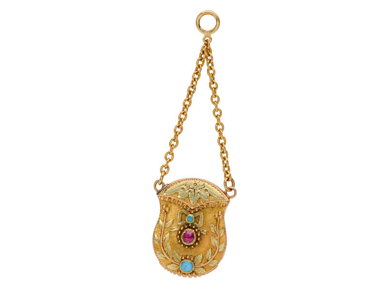 Antique Georgian Gold Purse Vinaigrette