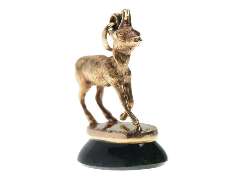 
                      
                        Get Your Goat - Antique Fob with Bloodstone
                      
                    