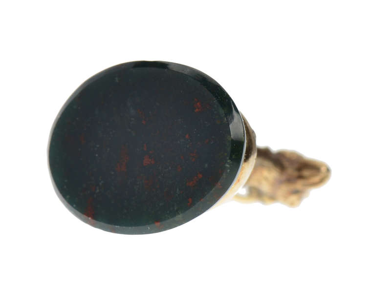 Get Your Goat - Antique Fob with Bloodstone