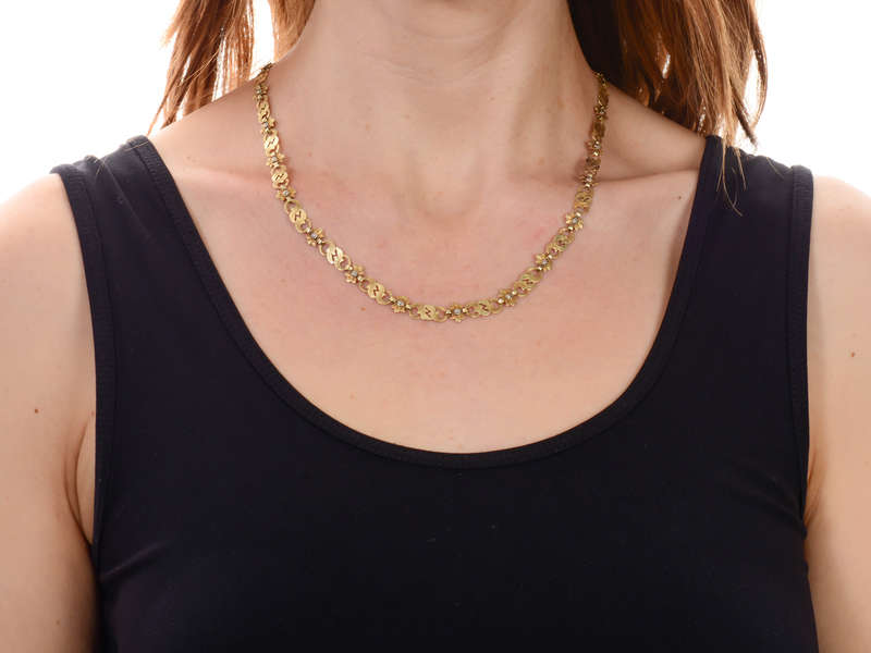 Vintage Austrian Gold Necklace