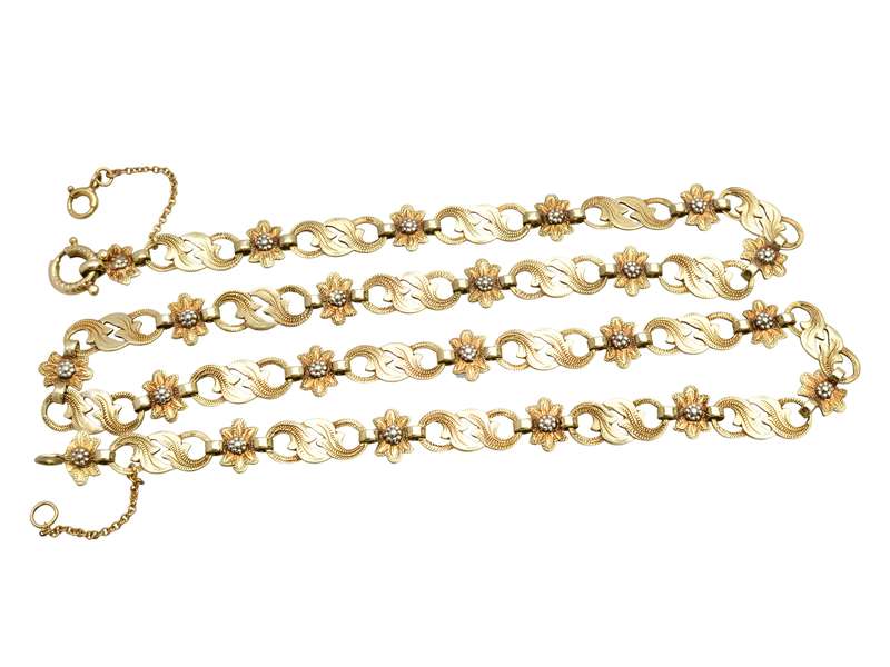 Vintage Austrian Gold Necklace