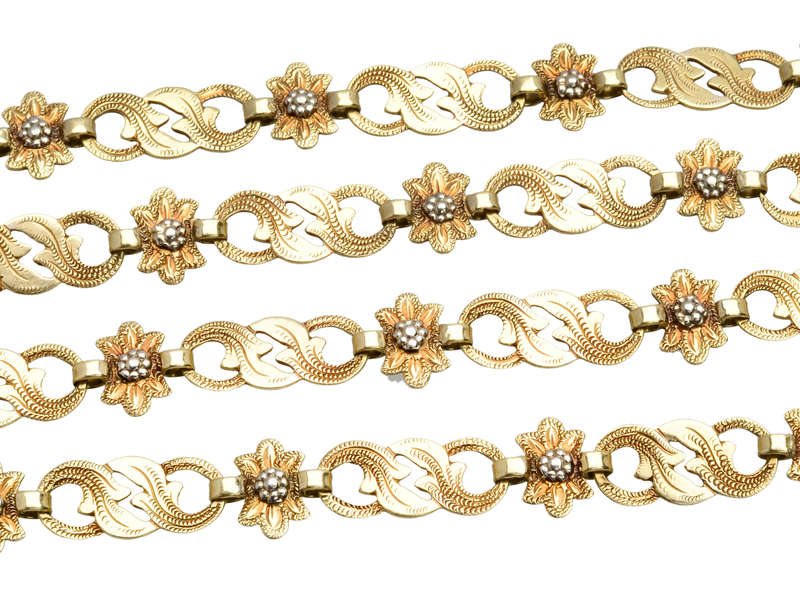 Vintage Austrian Gold Necklace