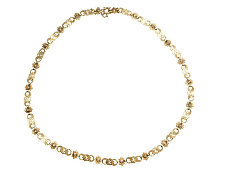 Vintage Austrian Gold Necklace