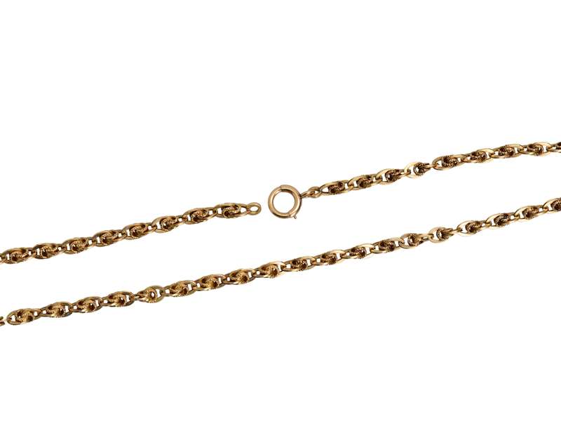 Antique 14k Gold Fancy Chain of 18.75 Inches