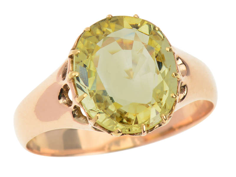 
                      
                        Chrysoberyl Rose Gold Antique Ring
                      
                    