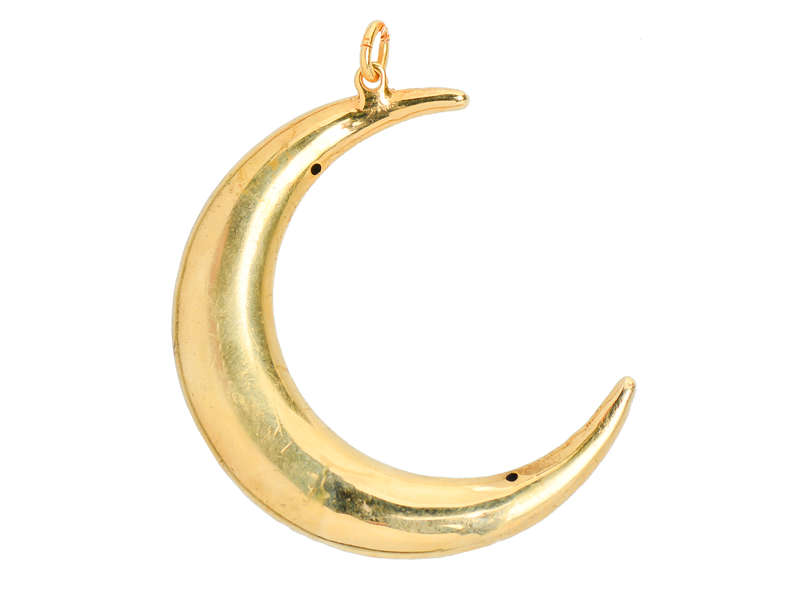 Starstruck - Antique Crescent Moon Pendant