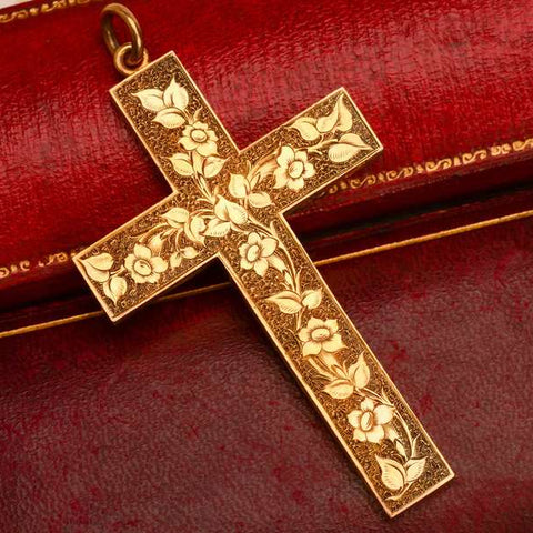 Faith - Superb Hand Engraved Double Sided Cross