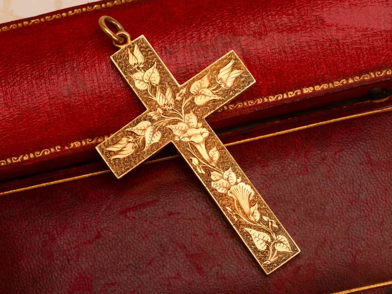 Faith - Superb Hand Engraved Double Sided Cross