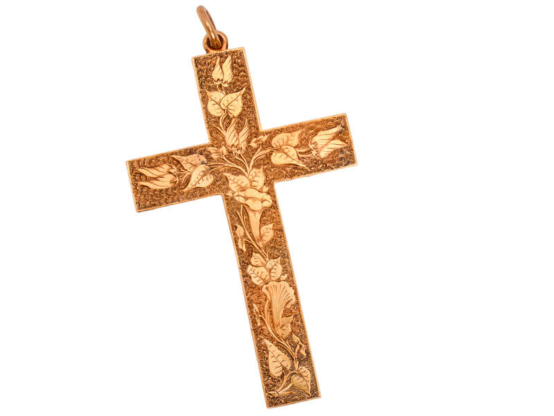 Faith - Superb Hand Engraved Double Sided Cross