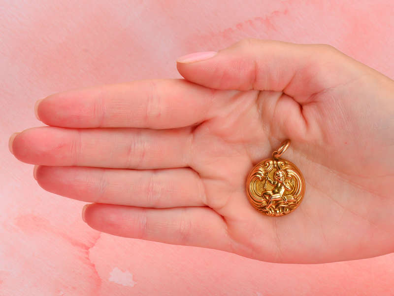 
                      
                        Love's Aim - Cupid, Quiver & Arrow Locket
                      
                    