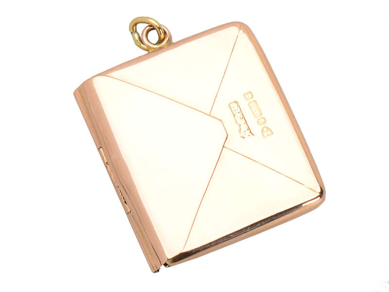 Stamp of Approval - Gold Envelope Locket of 1903