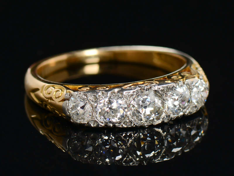 Antique Anniversary Band of Diamonds