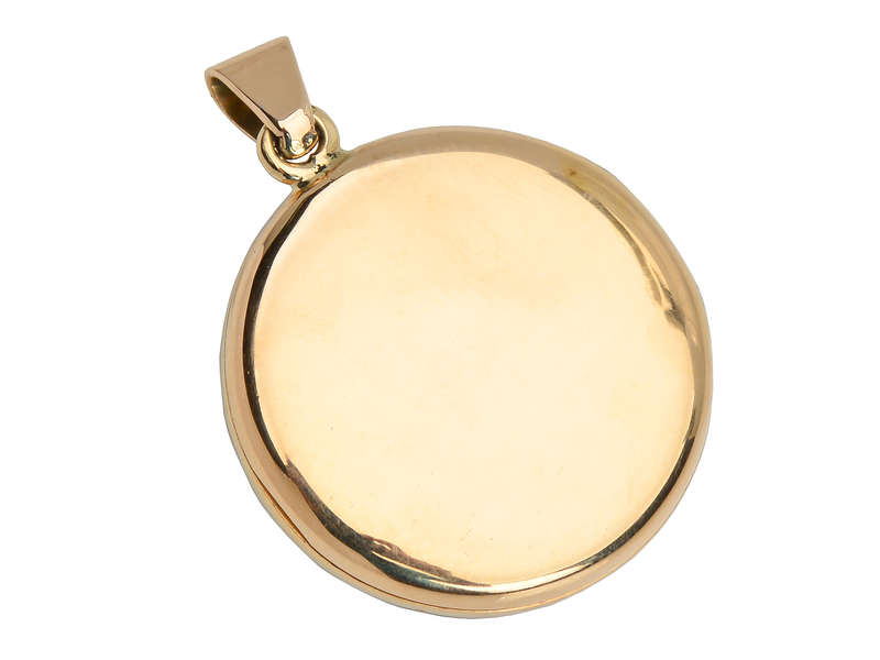 Art Deco Platinum & Rose Gold Diamond Locket