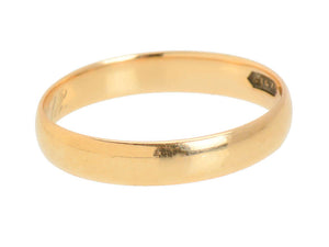 1912 14k Yellow Gold Wedding Band