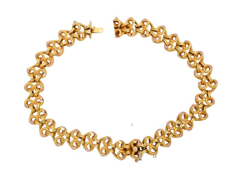 Ta Da! Antique 18k Bracelets to Necklace