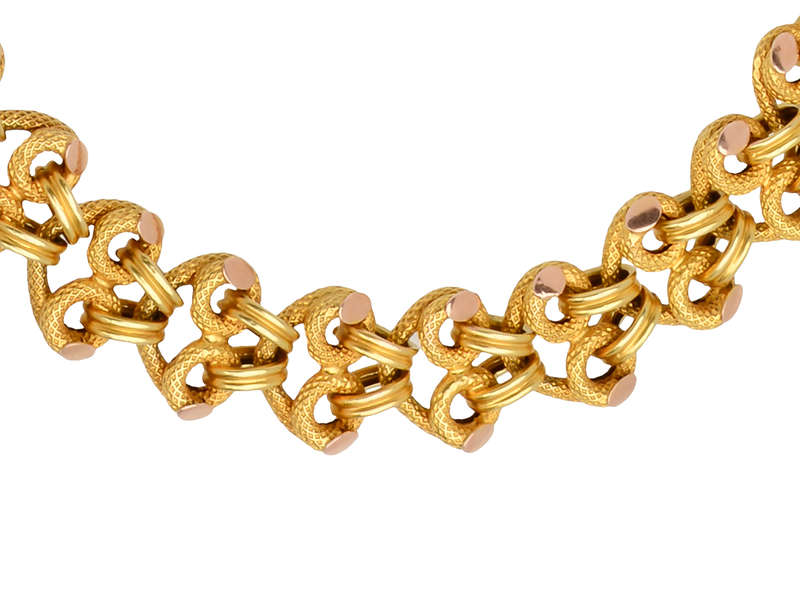 Ta Da! Antique 18k Bracelets to Necklace
