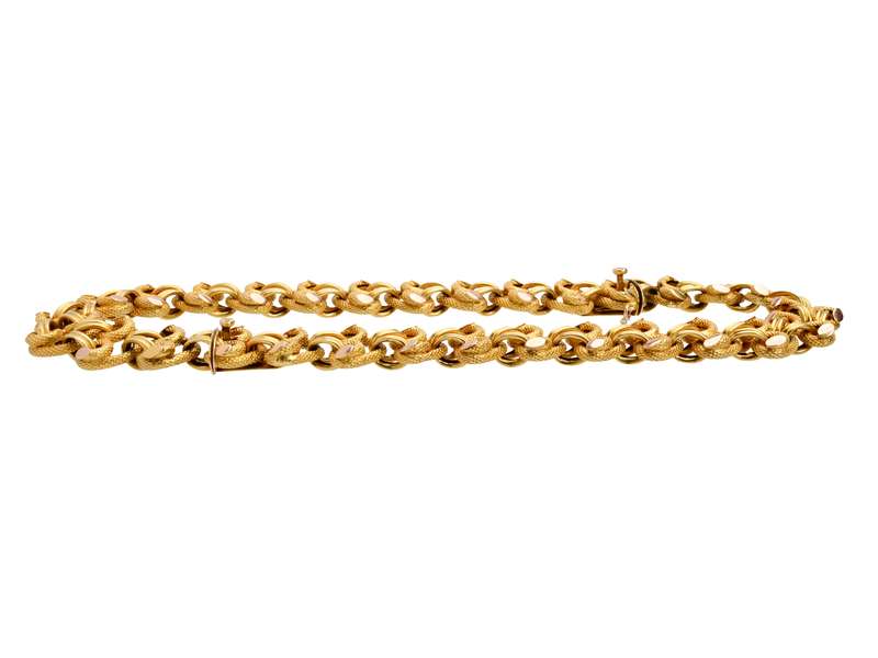 Ta Da! Antique 18k Bracelets to Necklace