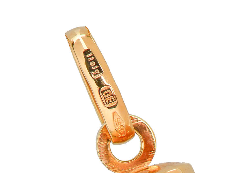 Signal Sass - 14k Gold Working Whistle Pendant