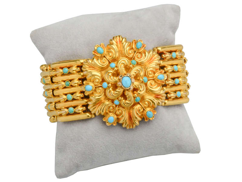 Grandee - Georgian Turquoise Bracelet Original Box