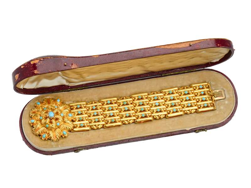 Grandee - Georgian Turquoise Bracelet Original Box