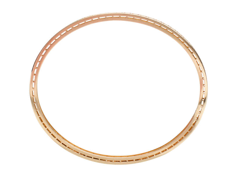 Greek Key Pattern Slip On Antique Bangle