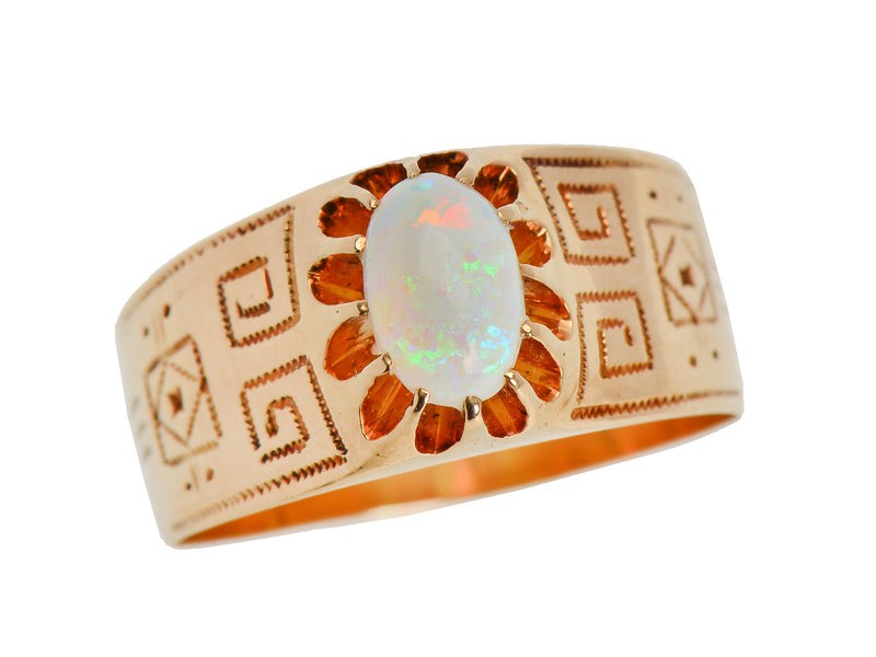 Ode to the Sun - Vintage Opal Ring