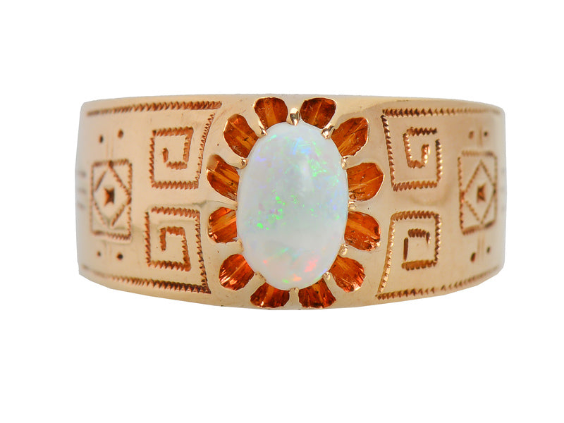 Ode to the Sun - Vintage Opal Ring