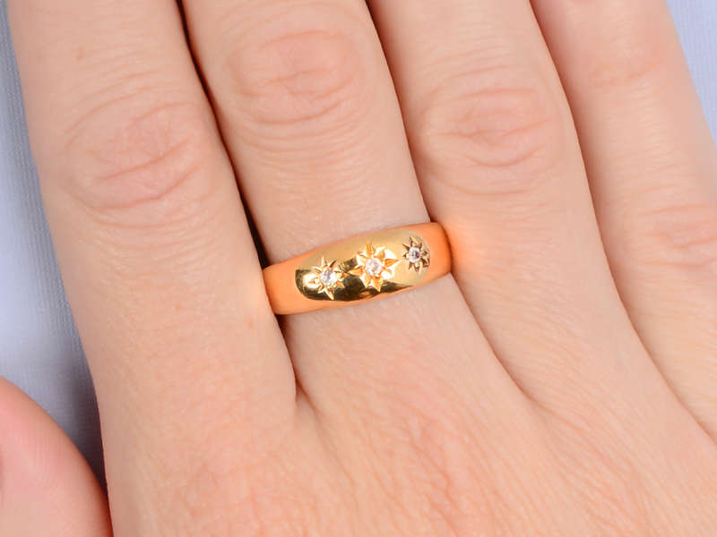 The Stars Align - Diamond Gypsy Set Ring